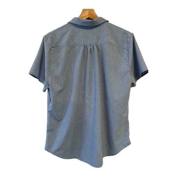 Orvis Women's Blue Button Down Top Normcore Size Large - Picture 3 of 9